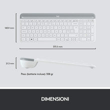 Carica l'immagine nel visualizzatore di Gallery, Kit Tastiera e Mouse Wireless, Layout Italiano QWERTY, Logitech MK470