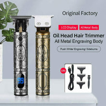 Carica l'immagine nel visualizzatore di Gallery, Anself Trimmer Elettrico per Uomo, Tagliacapelli, 03 Grigio Fumo