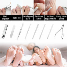 Carica l'immagine nel visualizzatore di Gallery, Set completo per manicure e pedicure, Kit con accessori per unghie + custodia