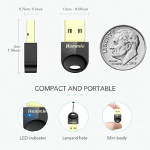 Carica l'immagine nel visualizzatore di Gallery, Adattatore Bluetooth 4.0 USB, Chiavetta ricevitore adattatore per PC e laptop