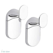 Carica l'immagine nel visualizzatore di Gallery, METAFORM Set accessori bagno kit completo Zero Cromo 5 pezzi in Acciaio...