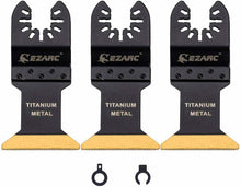 Carica l'immagine nel visualizzatore di Gallery, EZARC Titanio Lame Utensile Multifunzione 3 Pezzi, Accessori per Utensili