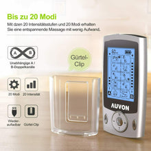 Carica l'immagine nel visualizzatore di Gallery, AUVON Elettrostimolatore Muscolare, TENS EMS a A-10pcs