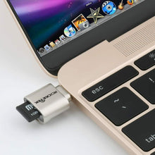 Carica l'immagine nel visualizzatore di Gallery, Lettore di schede portatile Rocketek USB C per micro SD, RT-TCR-TF1