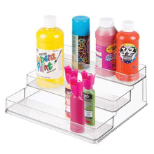 Carica l'immagine nel visualizzatore di Gallery, iDesign Organizer cucina, Grande scaffale cucina a 3 ripiani in plastica,...