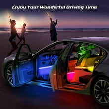 Carica l'immagine nel visualizzatore di Gallery, Striscia LED Auto Con APP, TECBOSS Luci Interne per 72 perline...