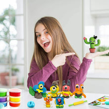 Carica l'immagine nel visualizzatore di Gallery, CROSOFMI Plastilina Bambini Pasta Modellabile Senza Cottura 24 Colori...