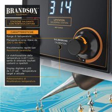 Carica l'immagine nel visualizzatore di Gallery, Brandson - Stazione saldante digitale da 75 W – Display LED - Saldatura con...
