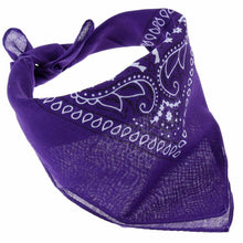 Carica l'immagine nel visualizzatore di Gallery, 12 Bandane per Capelli, Collo, Testa, Sciarpa, Foulard Multicolori, 100% Cotone