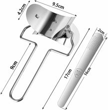 Carica l'immagine nel visualizzatore di Gallery, Kit completo per ravioli, Set in acciaio inox, Pressa e forma circolare cucina