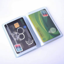 Carica l'immagine nel visualizzatore di Gallery, 2 Pezzi Trasparente Portafoglio in Plastica Inserire Carta di Credito Porta...