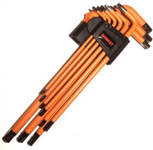 Carica l'immagine nel visualizzatore di Gallery, GOBEST Torx manomissione chiave a brugola set 9 pezzi magnetico, braccio lungo