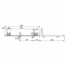 Carica l'immagine nel visualizzatore di Gallery, Set di guide per cassetto e ripiani con cuscinetti a sfera regolabile in altezza