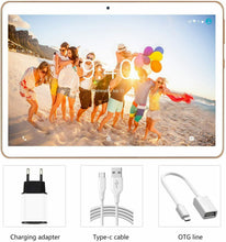 Carica l'immagine nel visualizzatore di Gallery, 4G LTE Tablet con Display 10" YOTOPT Android 9.0 PC 64 GB Oro-64GB
