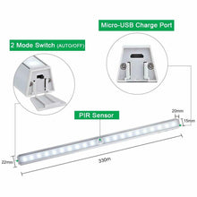 Carica l'immagine nel visualizzatore di Gallery, Lampada a 20 LED con Sensore di Movimento, Batteria Ricaricabile da 600mAh