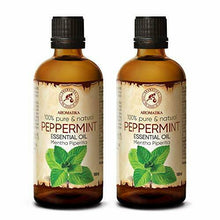 Carica l'immagine nel visualizzatore di Gallery, Olio Essenziale di Menta Piperita 2x100ml - Mentha - Menta...