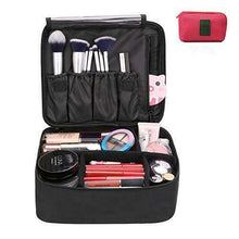 Carica l'immagine nel visualizzatore di Gallery, DIMJ Porta Trucchi da Viaggio, Borsa Trucco Professionale Beauty Case Nero