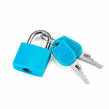 Carica l'immagine nel visualizzatore di Gallery, 3Piece Mini lucchetto con set di chiavi, colorato per bagagli...