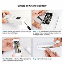 Carica l'immagine nel visualizzatore di Gallery, Campanello Senza Fili PHYSEN Wireless Doorbell IP55 Impermeabile,2...