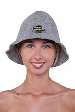 Carica l'immagine nel visualizzatore di Gallery, Ger3as Cappello da sauna in di lana con ricamo per uomo Vasca bagno