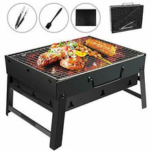 Carica l'immagine nel visualizzatore di Gallery, Gifort Barbecue Carbone Portatile, Portatile (S-Nero)