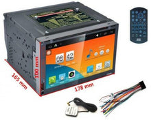 Carica l'immagine nel visualizzatore di Gallery, STEREO AUTO ANDROID CD DVD AUTORADIO 2DIN BLUETOOTH MP5 AUX WIFI GPS RETROCAMERA
