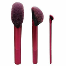 Carica l'immagine nel visualizzatore di Gallery, Real Techniques Rebel Edge Trio set di pennelli trucco per viso/guance e...