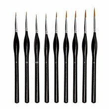 Carica l'immagine nel visualizzatore di Gallery, KINBOM 9 Pezzi Fine Detail Pennello Miniature Pennelli Kit Mini Paints Brush...
