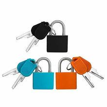 Carica l'immagine nel visualizzatore di Gallery, 3Piece Mini lucchetto con set di chiavi, colorato per bagagli...