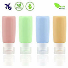 Carica l'immagine nel visualizzatore di Gallery, Set di bottiglie da viaggio portatili Contenitori 4pack