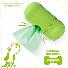 Carica l'immagine nel visualizzatore di Gallery, Sacchetti Igienici per Cane Biodegradabili al 100% con 1 Dispenser, Materiali a