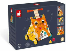 Carica l'immagine nel visualizzatore di Gallery, Janod- Gatto Carrello multiattività in Legno, Multicolore, J08005 Multicolore