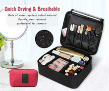 Carica l'immagine nel visualizzatore di Gallery, DIMJ Porta Trucchi da Viaggio, Borsa Trucco Professionale Beauty Case Nero