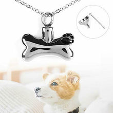 Carica l'immagine nel visualizzatore di Gallery, Pssopp Cane Urn Collana Memoriale Ossa Urna Pet Ciondolo in...