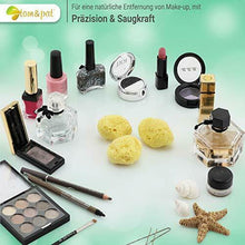 Carica l'immagine nel visualizzatore di Gallery, Spugna per cosmetica del mar Mediterraneo – Set di 3 in un sacchetto iuta...