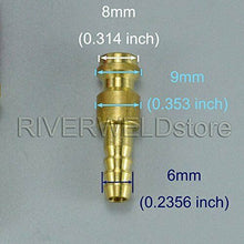 Carica l'immagine nel visualizzatore di Gallery, Raffreddato ad acqua &amp; Adattatore per gas connettori rapidi Fitting per...