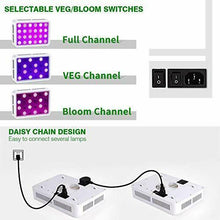 Carica l'immagine nel visualizzatore di Gallery, TOPLANET Lampada Coltivazione, 600W Grow LED UV IR Full Spectrum Luci 600w