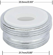Carica l'immagine nel visualizzatore di Gallery, Deviatore per rubinetto cucina bagno doccia, Monocomando cromato, M22 x M24 lega