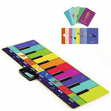 Carica l'immagine nel visualizzatore di Gallery, Tappetino Musicale con 100+ Suoni, Pianoforte Tappeto per Ballare con 4