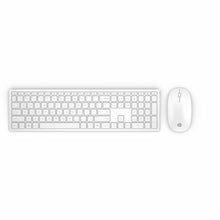 Carica l'immagine nel visualizzatore di Gallery, Tastiera e mouse wireless con ricevitore nano, HP Pavilion 800, Elegante bianco