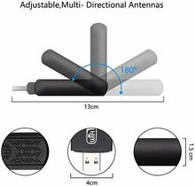 Carica l'immagine nel visualizzatore di Gallery, Chiavetta USB 3.0, WiFi 1200Mpbs, Adattatore Antenna 5 dBi Dual Band, 802.11ac