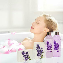 Carica l'immagine nel visualizzatore di Gallery, Cesto regalo Bath Spa per donna, Body &amp; Earth Set 4 pezzi spa...