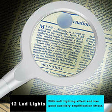 Carica l'immagine nel visualizzatore di Gallery, Lente d'Ingrandimento 10X con Luce LED, Ingrandimento Tascabile...