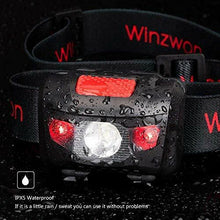 Carica l'immagine nel visualizzatore di Gallery, Winzwon Torcia Lampada Frontale LED da testa con 4 Modalità di...