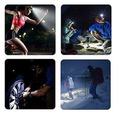 Carica l'immagine nel visualizzatore di Gallery, APUNOL 2 Pacchi Lampada Testa LED Ricaricabile, Torcia Frontale USB e...