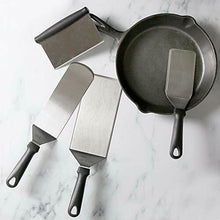 Carica l'immagine nel visualizzatore di Gallery, 4pc. Set di spatole in acciaio inossidabile | Utensili per tornitura e grill...