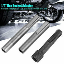 Carica l'immagine nel visualizzatore di Gallery, Set di adattatori per presa SDS 3Pcs, 1/4"Attacco adattatore per...