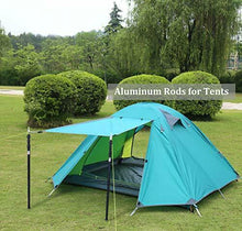 Carica l'immagine nel visualizzatore di Gallery, HIKEMAN Pali per Tende da Campeggio Tenda Sole Silver