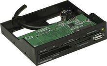 Carica l'immagine nel visualizzatore di Gallery, Lettore di schede di memoria da incasso per slot 3.5" per case PC, Micro SD USB