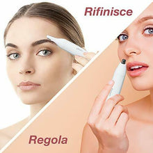 Carica l'immagine nel visualizzatore di Gallery, Fancii Rasoio Elettrico Donna Flawless per Viso e Corpo, Rifinitore Indolore...
